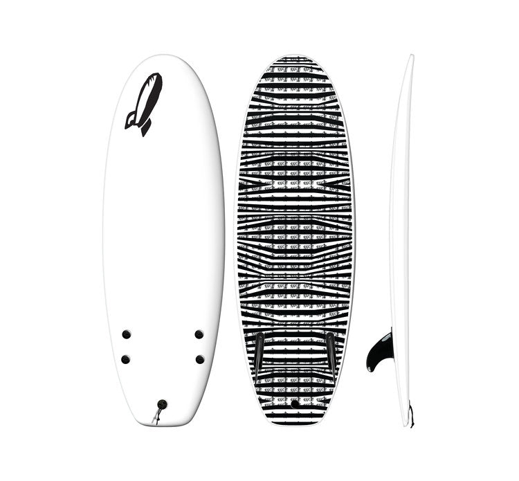 4'10" CHUB twin fin shortboard