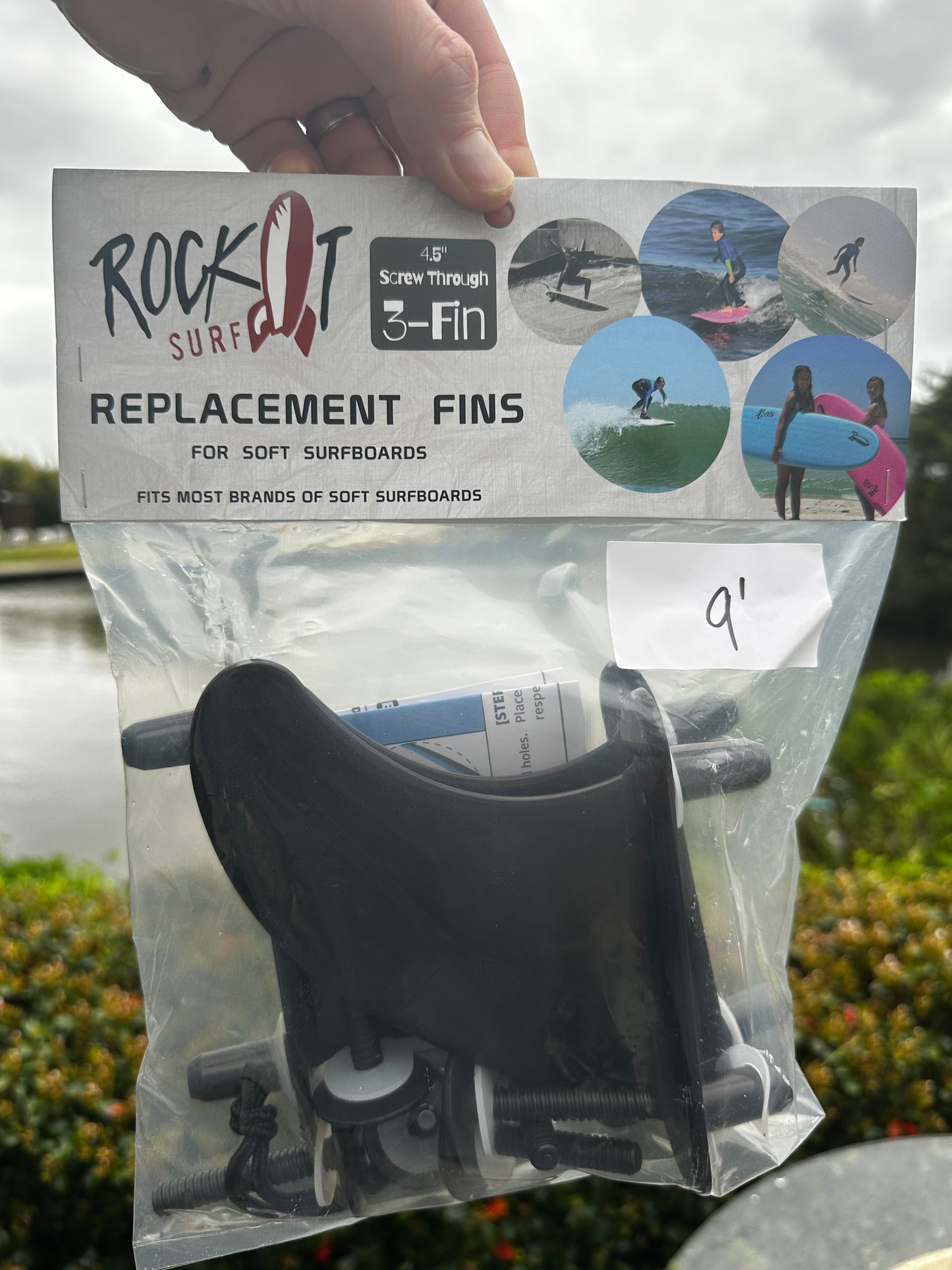 Standard Screw 3-Fin Replacement Set (4.5")