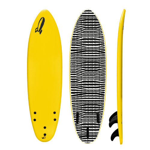 6' BABY JESÚS Round Tail Shortboard