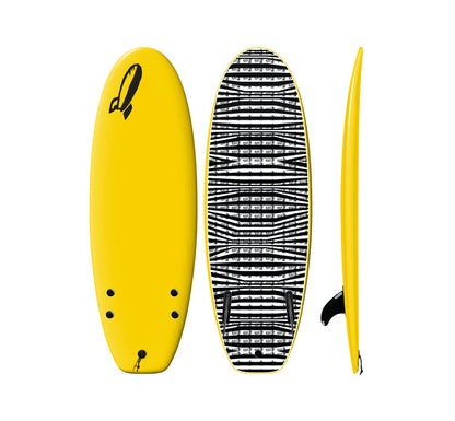 4'10" CHUB twin fin shortboard