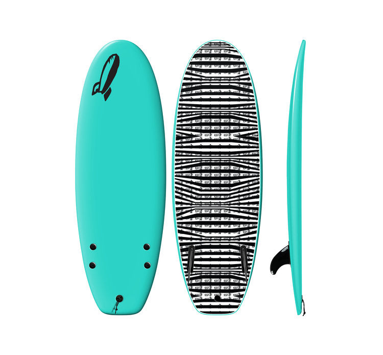 4'10" CHUB twin fin shortboard