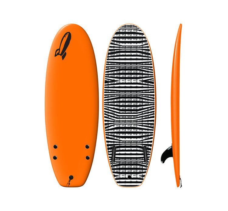 4'10" CHUB twin fin shortboard