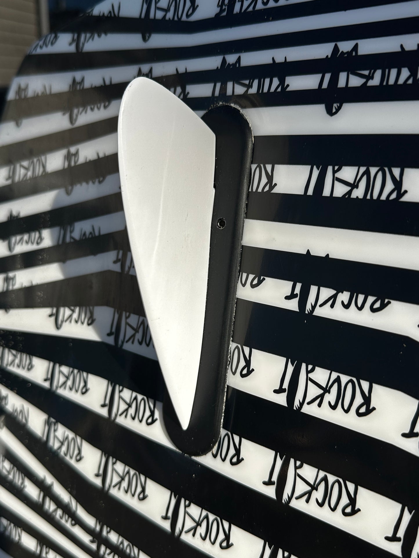 2" Trailer/Wakesurf Fin (White)