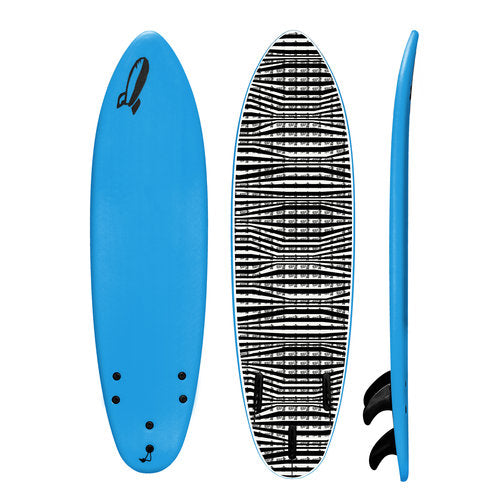 6' BABY JESÚS Round Tail Shortboard