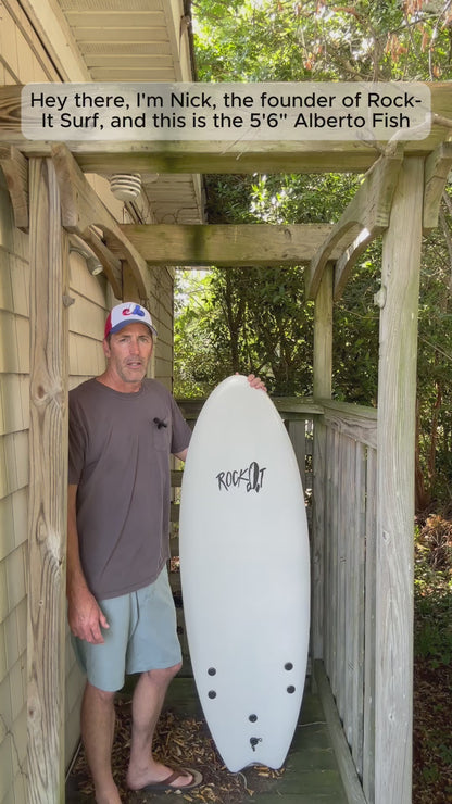 5'6" ALBERTO Performance Fish Surfboard