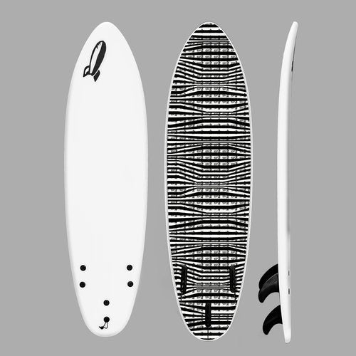 6' BABY JESÚS Round Tail Shortboard