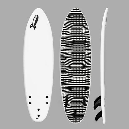 6' BABY JESÚS Round Tail Shortboard